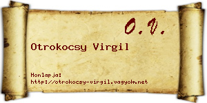 Otrokocsy Virgil névjegykártya
